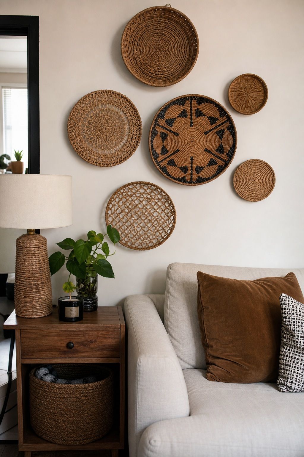 Match Shelf Objects to One Color Family small apartment idea for Top 15 Small Apartment Shelf Decor Ideas That Look Styled, Not Cluttered.