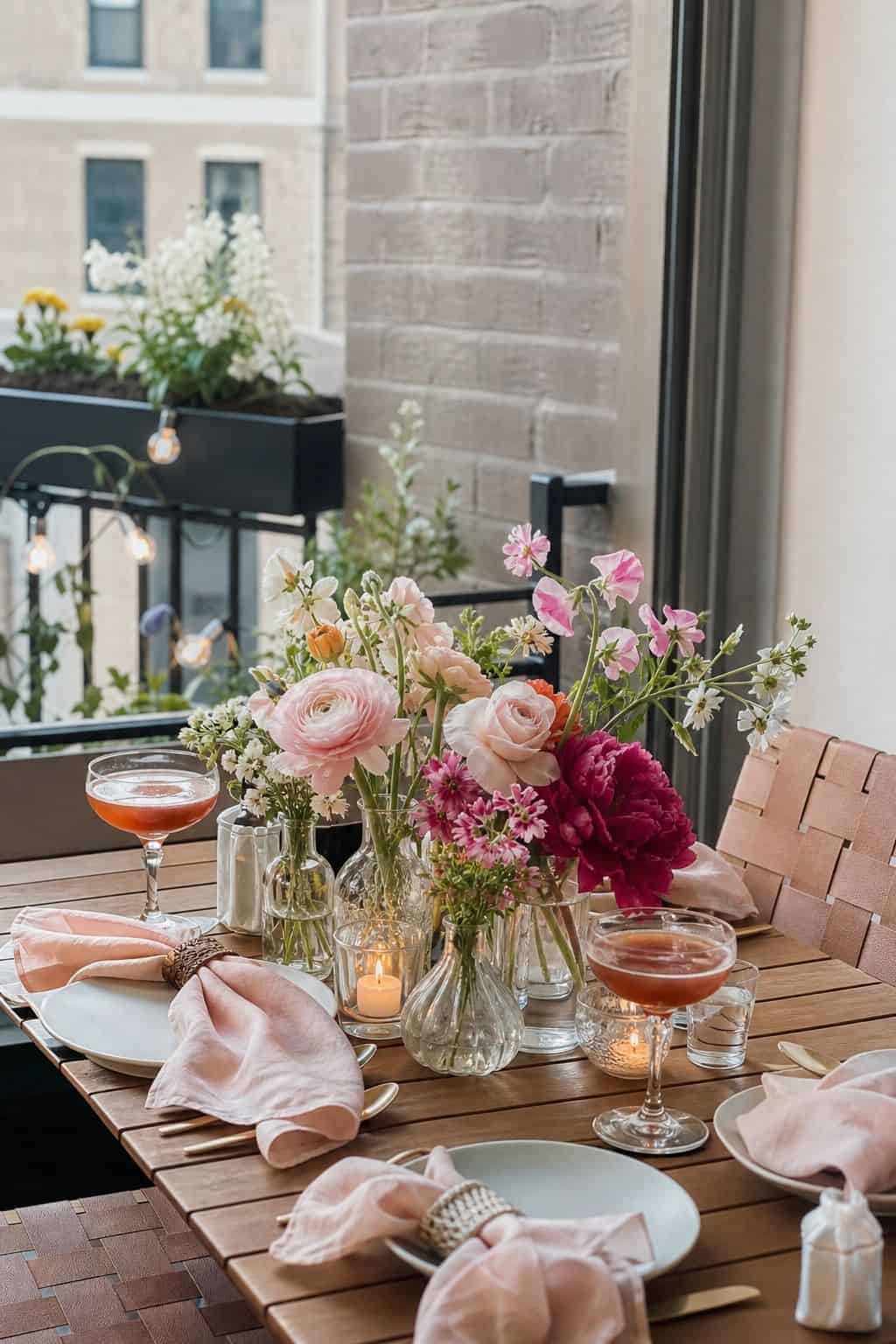 Style Floral Cocktail Centerpieces small apartment idea for Top 17 Spring Cocktail Party Decor Ideas for a Garden-Party Evening.