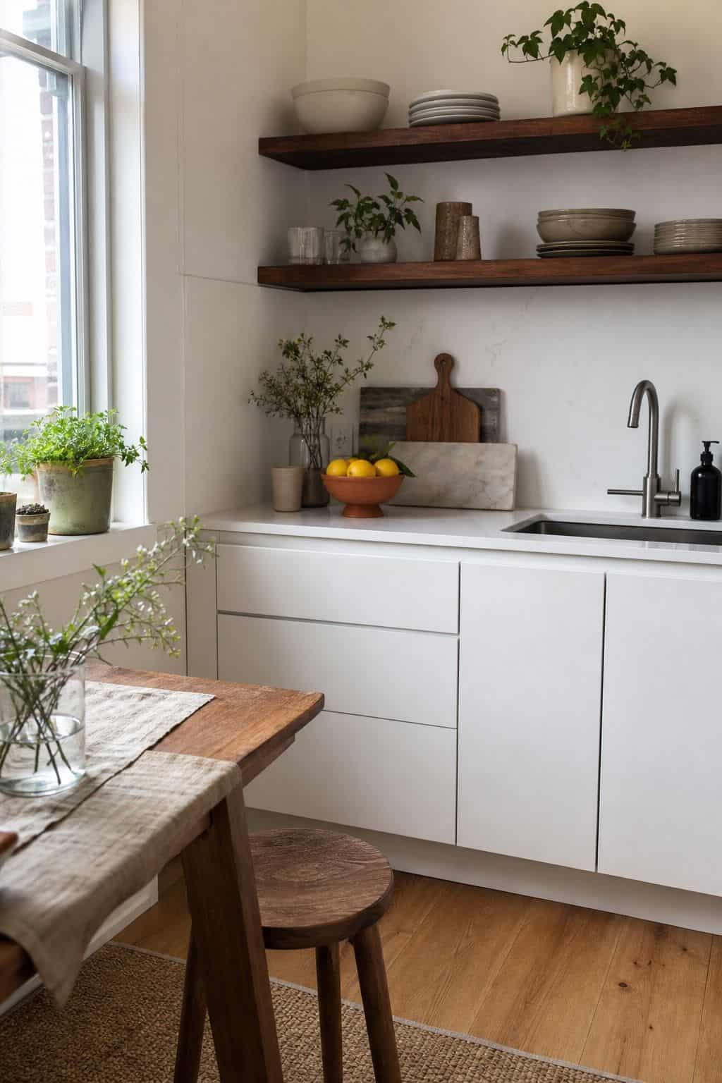 16. Bring Spring to the Kitchen and Dining Area