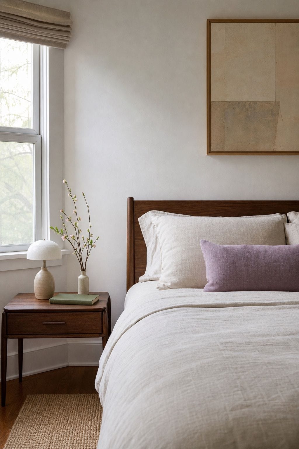 17. Add Soft Spring Touches to the Bedroom