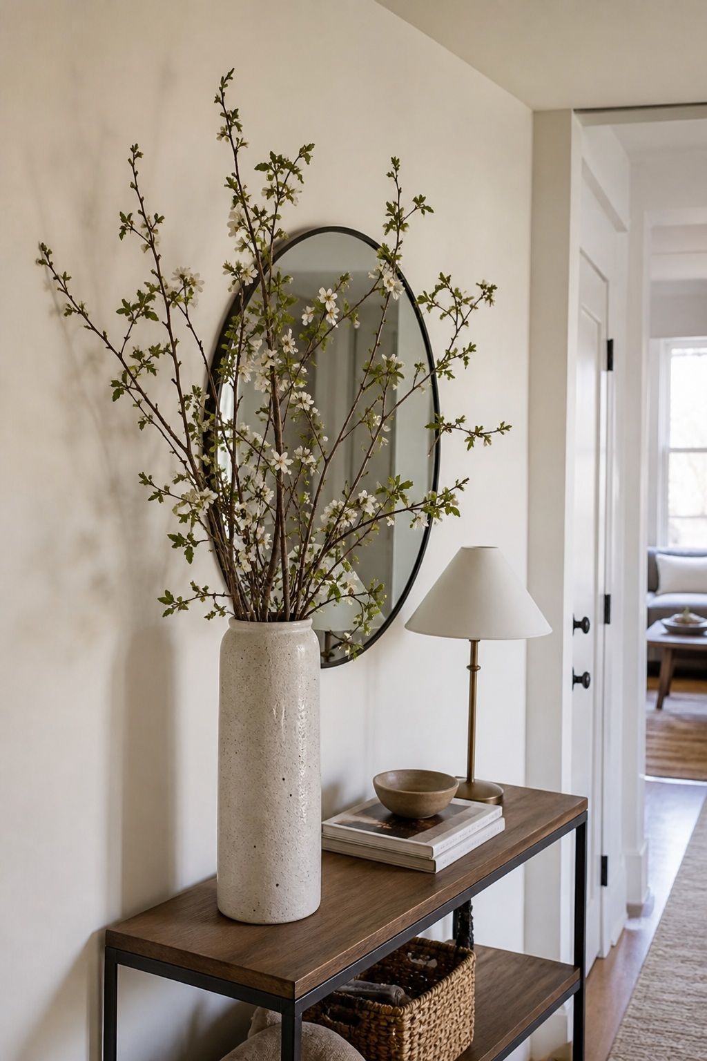The Tall Element small apartment idea for Top 16 Spring Entry Table Decor Ideas for Small Apartments.