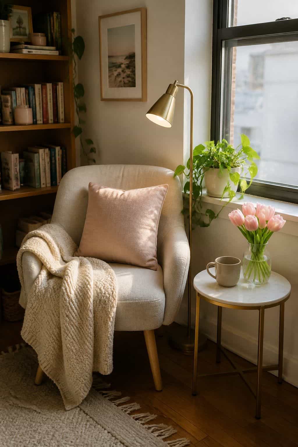 Design Cozy Nooks for Relaxation small apartment idea for Top 18 Spring Living Room Decor Ideas for Small Apartments.