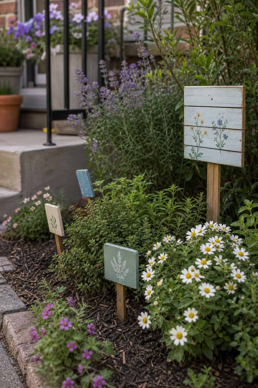Add DIY Garden Signs small apartment idea for Top 18 Spring Yard Decor Ideas for a Garden-Ready Outdoor Refresh.