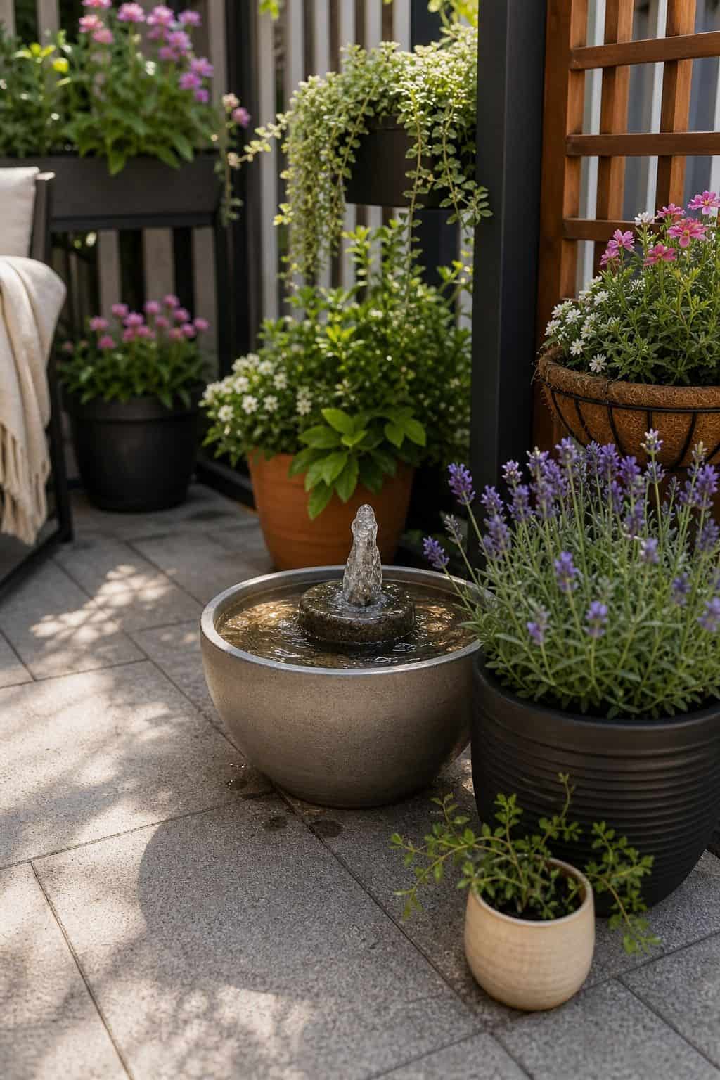 Install a Small Water Feature small apartment idea for Top 18 Spring Yard Decor Ideas for a Garden-Ready Outdoor Refresh.