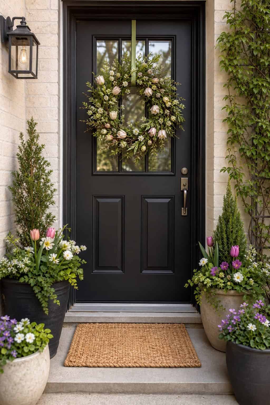 Hang Seasonal Wreaths small apartment idea for Top 18 Spring Yard Decor Ideas for a Garden-Ready Outdoor Refresh.
