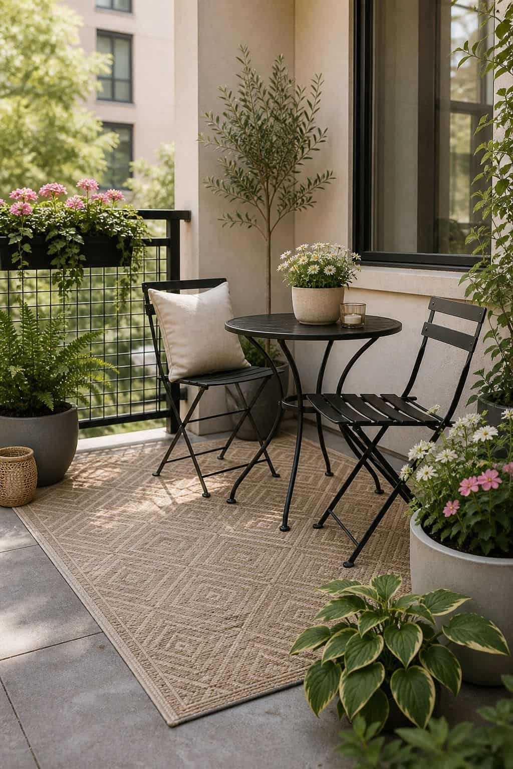 Lay Down Outdoor Rugs small apartment idea for Top 18 Spring Yard Decor Ideas for a Garden-Ready Outdoor Refresh.
