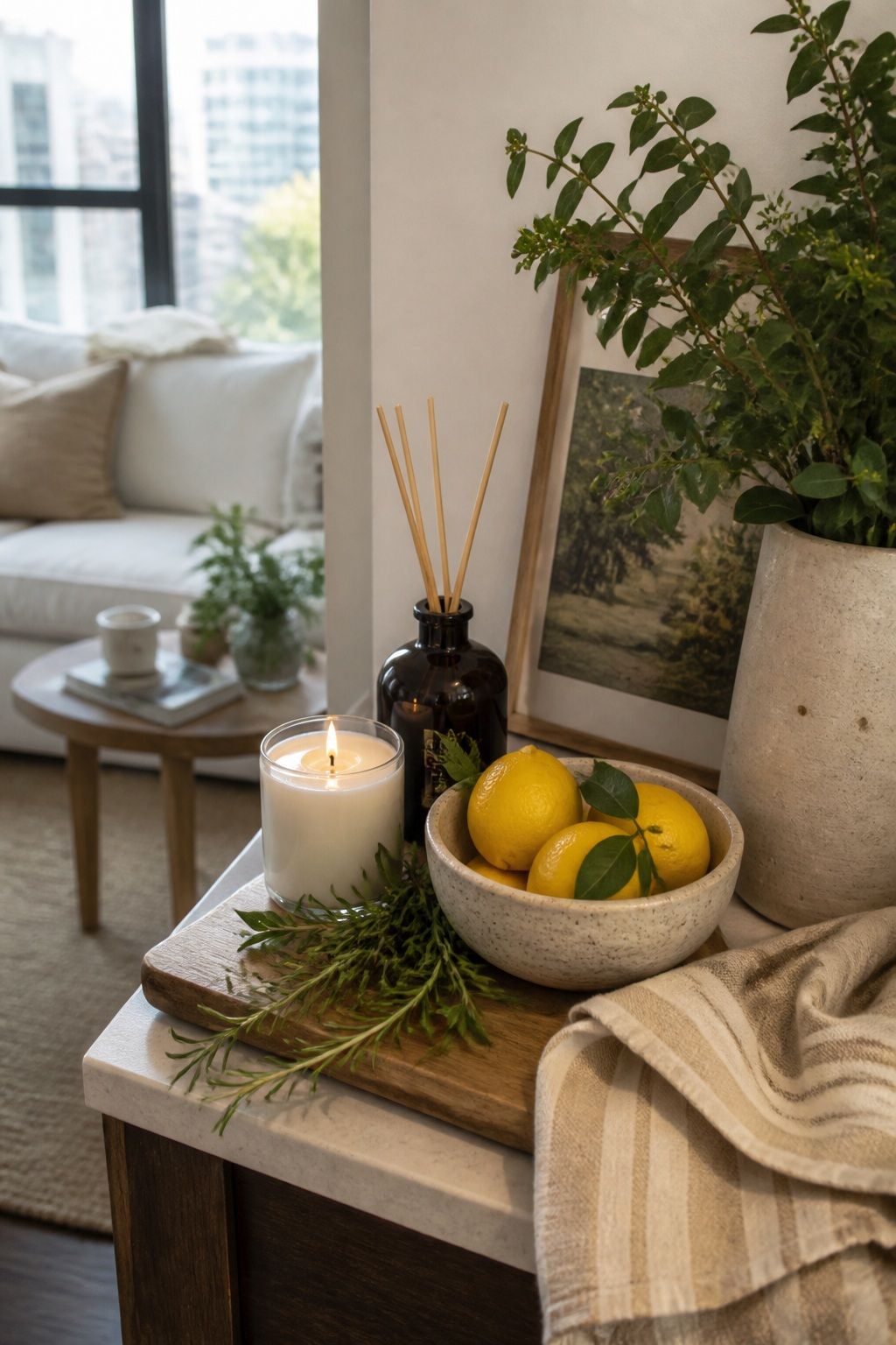 Bring In Summer Scents small apartment idea for Top 18 Summer Home Decor Ideas for Small Apartments.