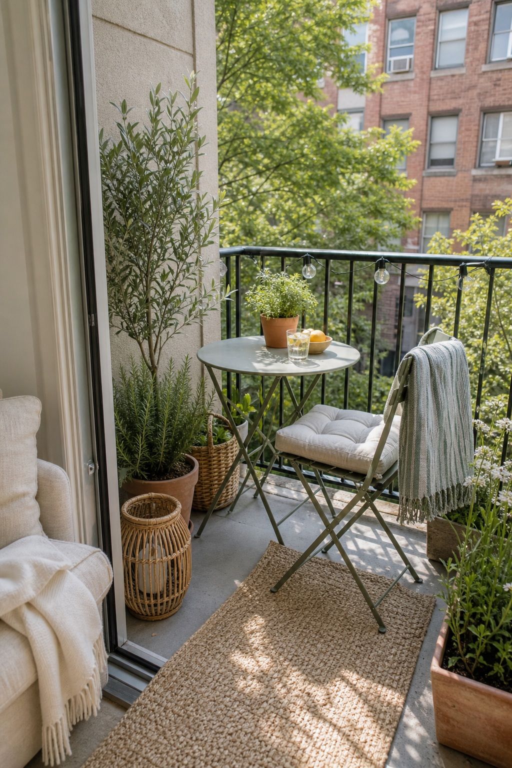 Treat the Patio as Part of the Home small apartment idea for Top 18 Summer Home Decor Ideas for Small Apartments.