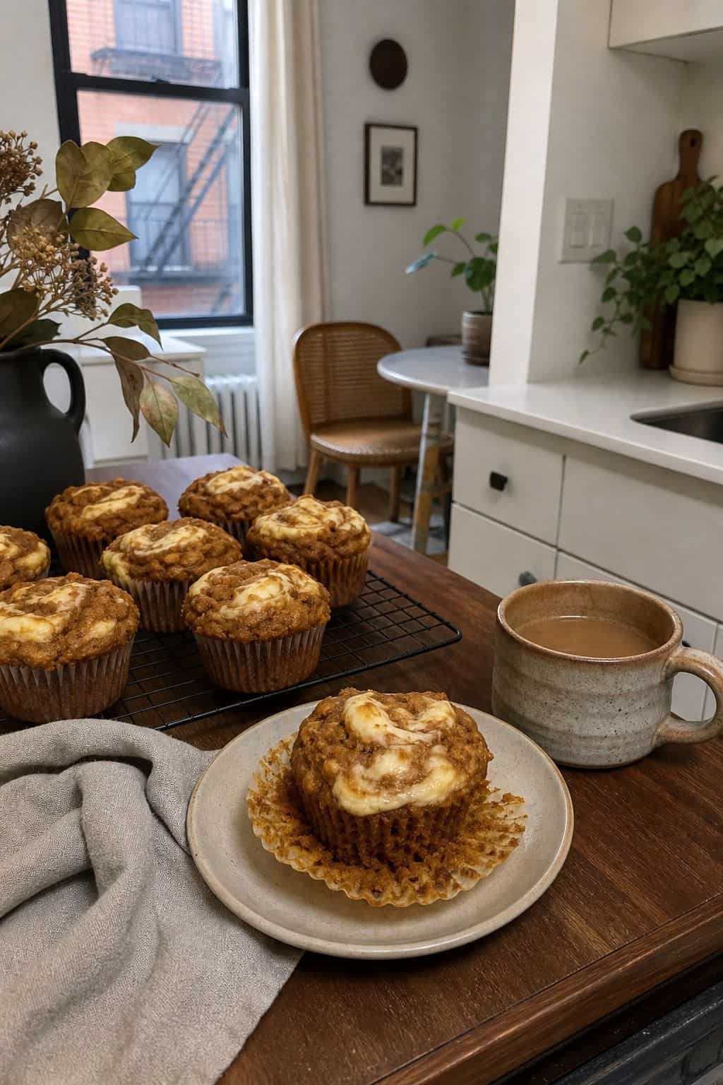 Pumpkin Cream Cheese Muffins small apartment idea for Top 17 Thanksgiving Breakfast Ideas for a Make-Ahead Morning.