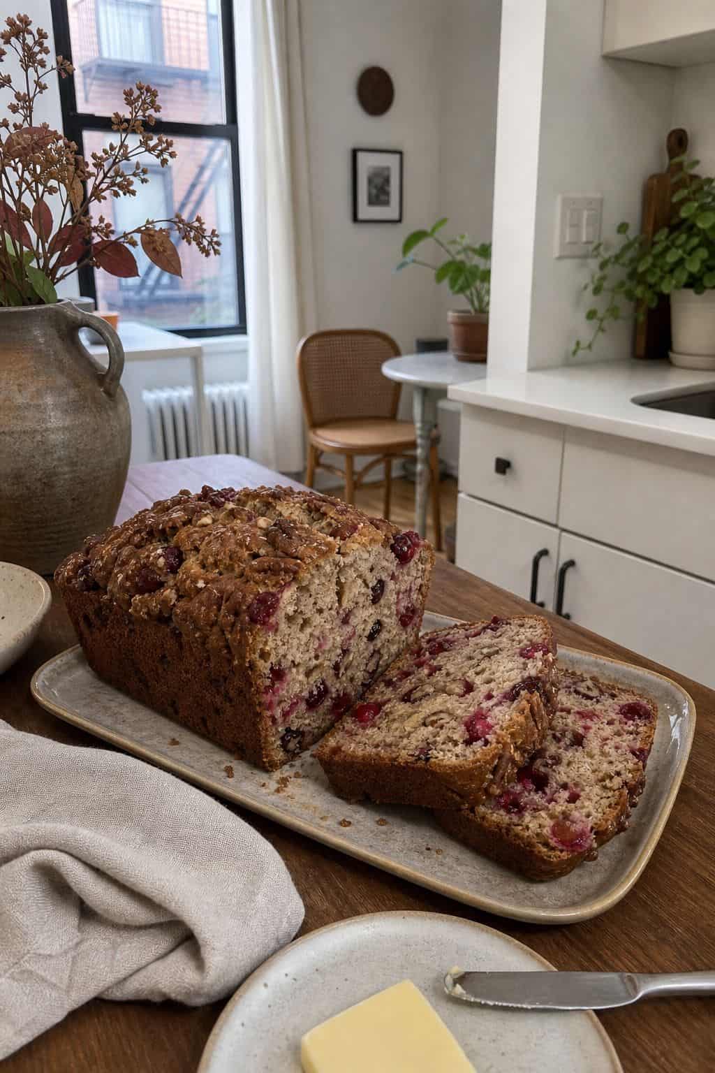 Cranberry Pecan Breakfast Bread small apartment idea for Top 17 Thanksgiving Breakfast Ideas for a Make-Ahead Morning.