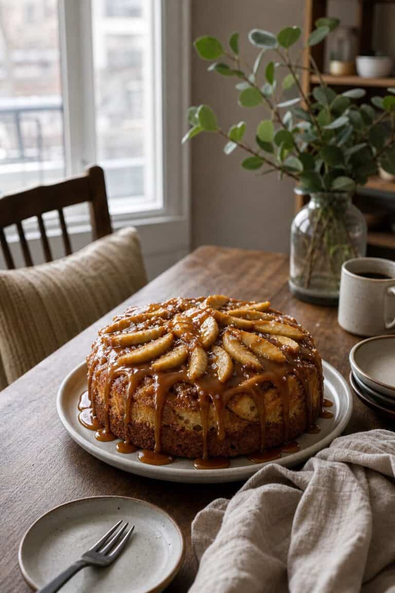 Salted Caramel Apple Cake small apartment idea for Top 18 Thanksgiving Dessert Ideas Beyond the Classic Pie.