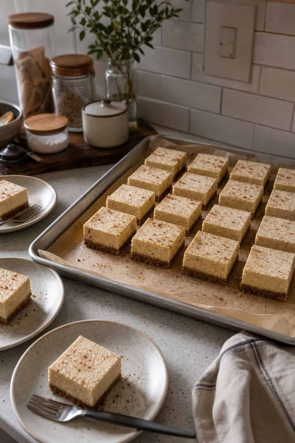 Chai Spice Cheesecake Bars small apartment idea for Top 18 Thanksgiving Dessert Ideas Beyond the Classic Pie.