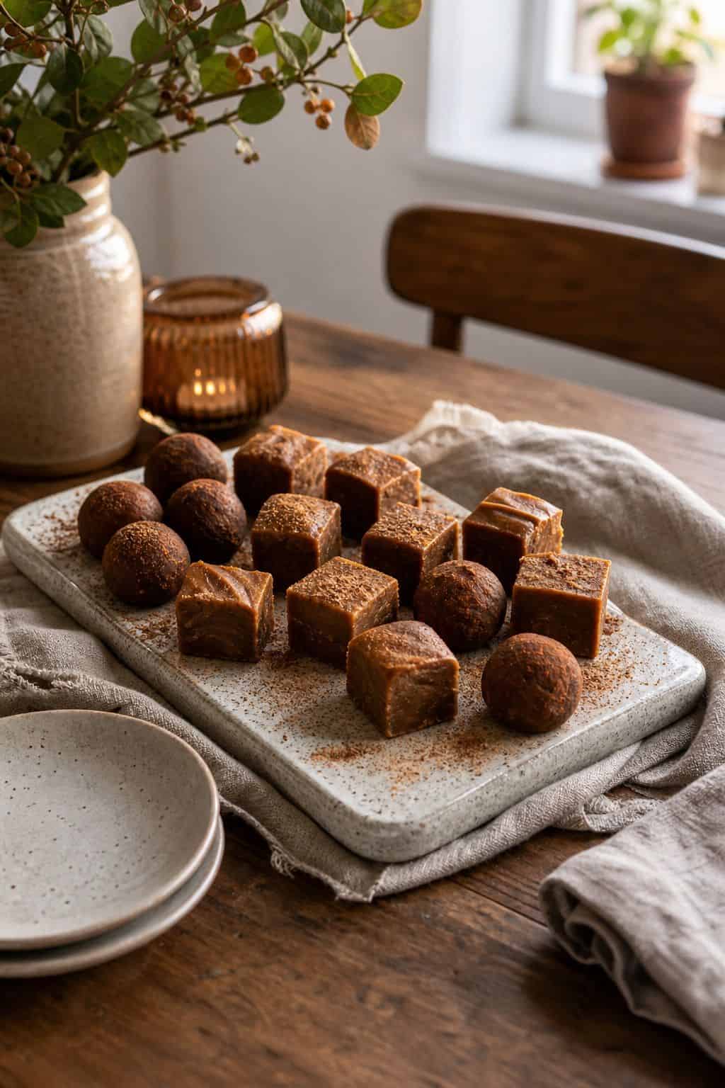 Pumpkin Spice Fudge or Truffles small apartment idea for Top 18 Thanksgiving Dessert Ideas Beyond the Classic Pie.