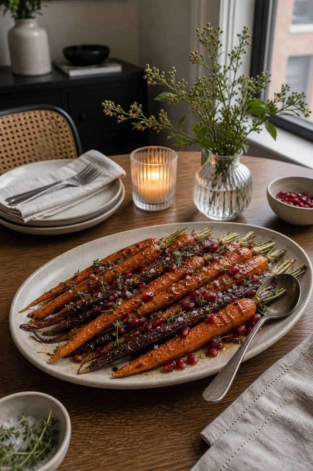 Roast Balsamic or Glazed Carrots small apartment idea for Top 18 Thanksgiving Dinner Food Ideas for a Full Holiday Menu.