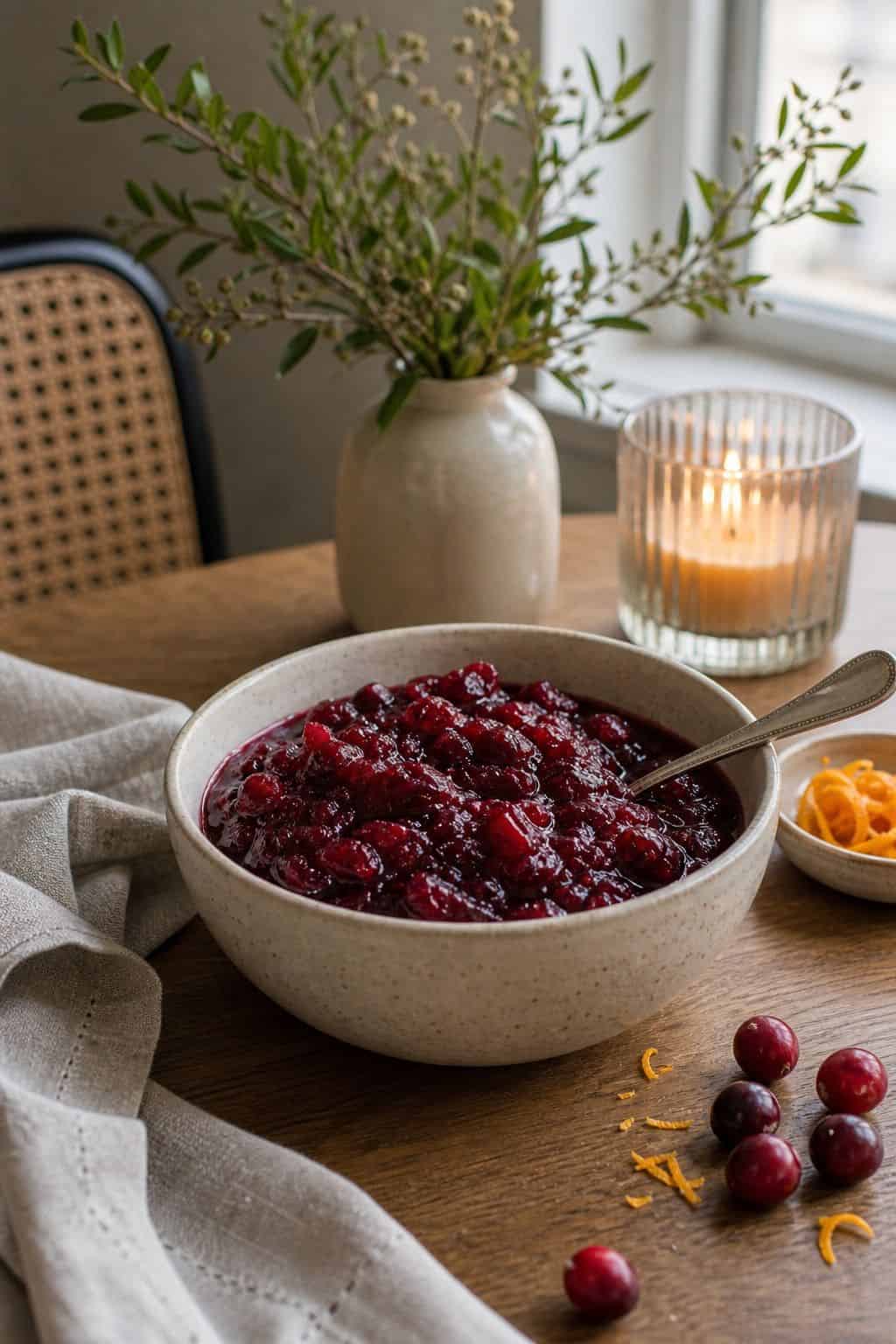 Make Homemade Cranberry Sauce small apartment idea for Top 18 Thanksgiving Dinner Food Ideas for a Full Holiday Menu.