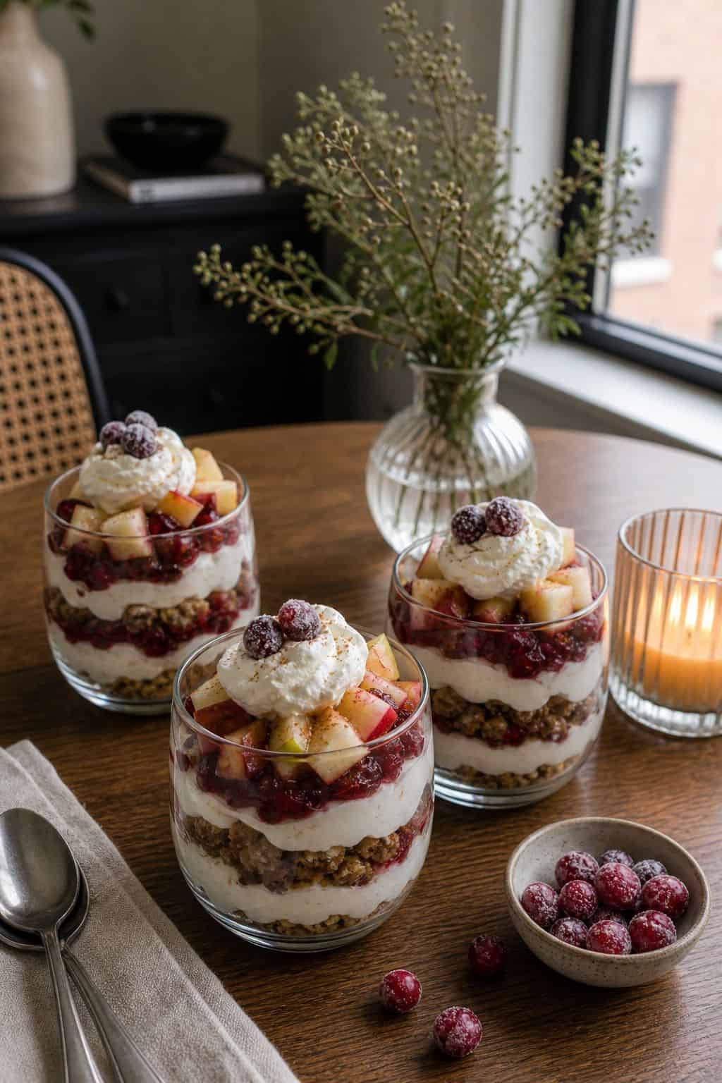 Add a Lighter, Festive Dessert small apartment idea for Top 18 Thanksgiving Dinner Food Ideas for a Full Holiday Menu.