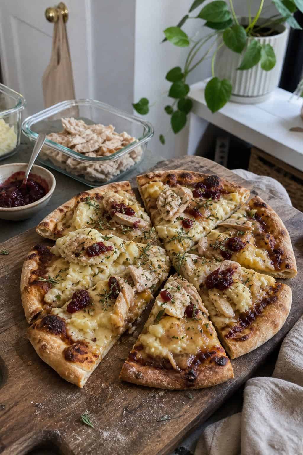Mashed Potato Pizza small apartment idea for Top 17 Thanksgiving Leftover Recipes That Are Better Than the Feast.