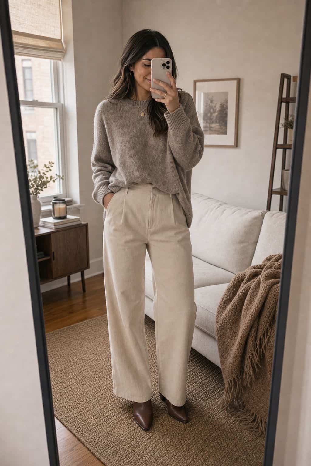 Build the Outfit Around Confidence and Ease small apartment idea for Top 17 Thanksgiving Outfit Ideas for Women That Mix Cozy and Chic.