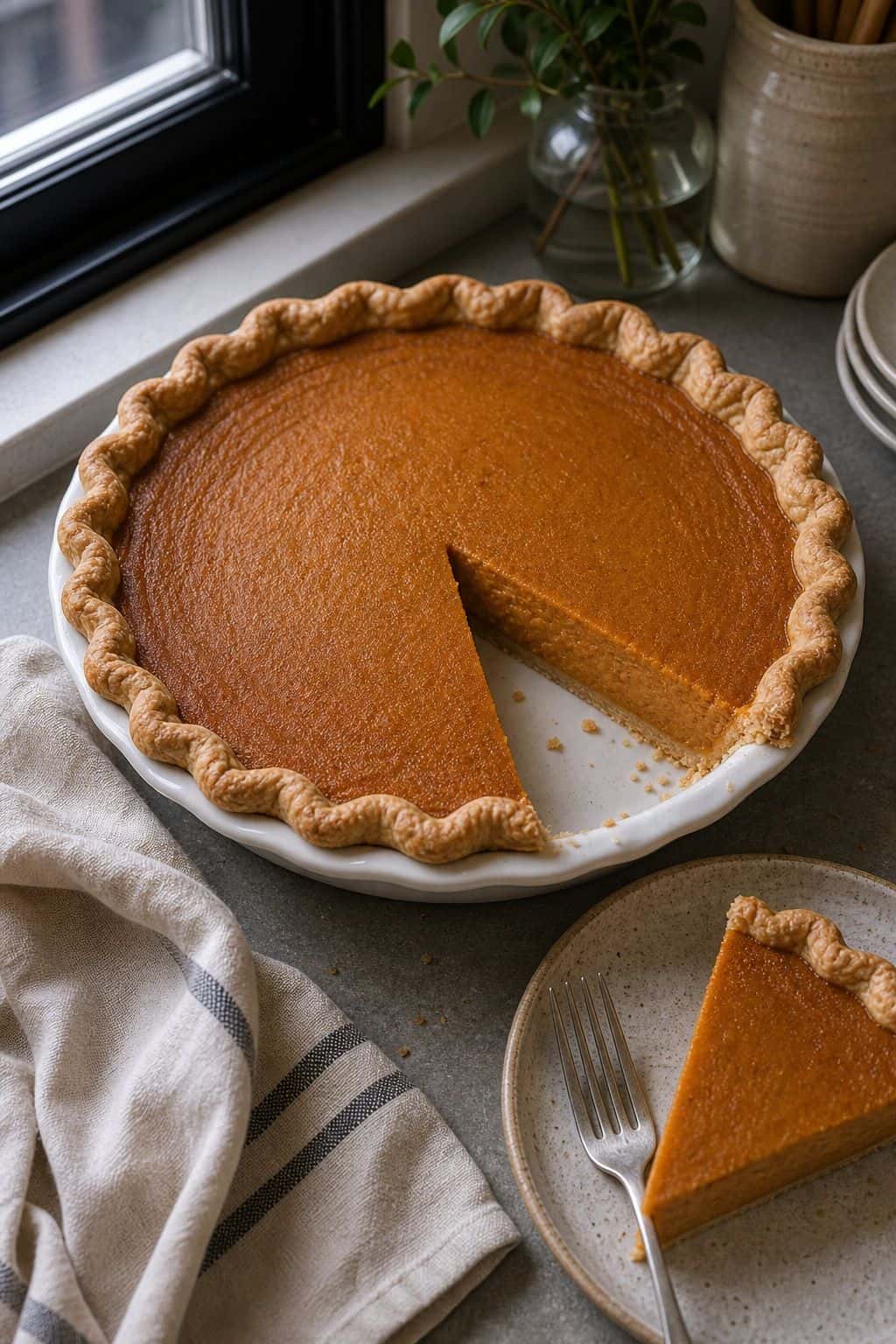 Brown Butter Sweet Potato Pie small apartment idea for Top 17 Thanksgiving Pie Ideas for a Beautiful Dessert Table.
