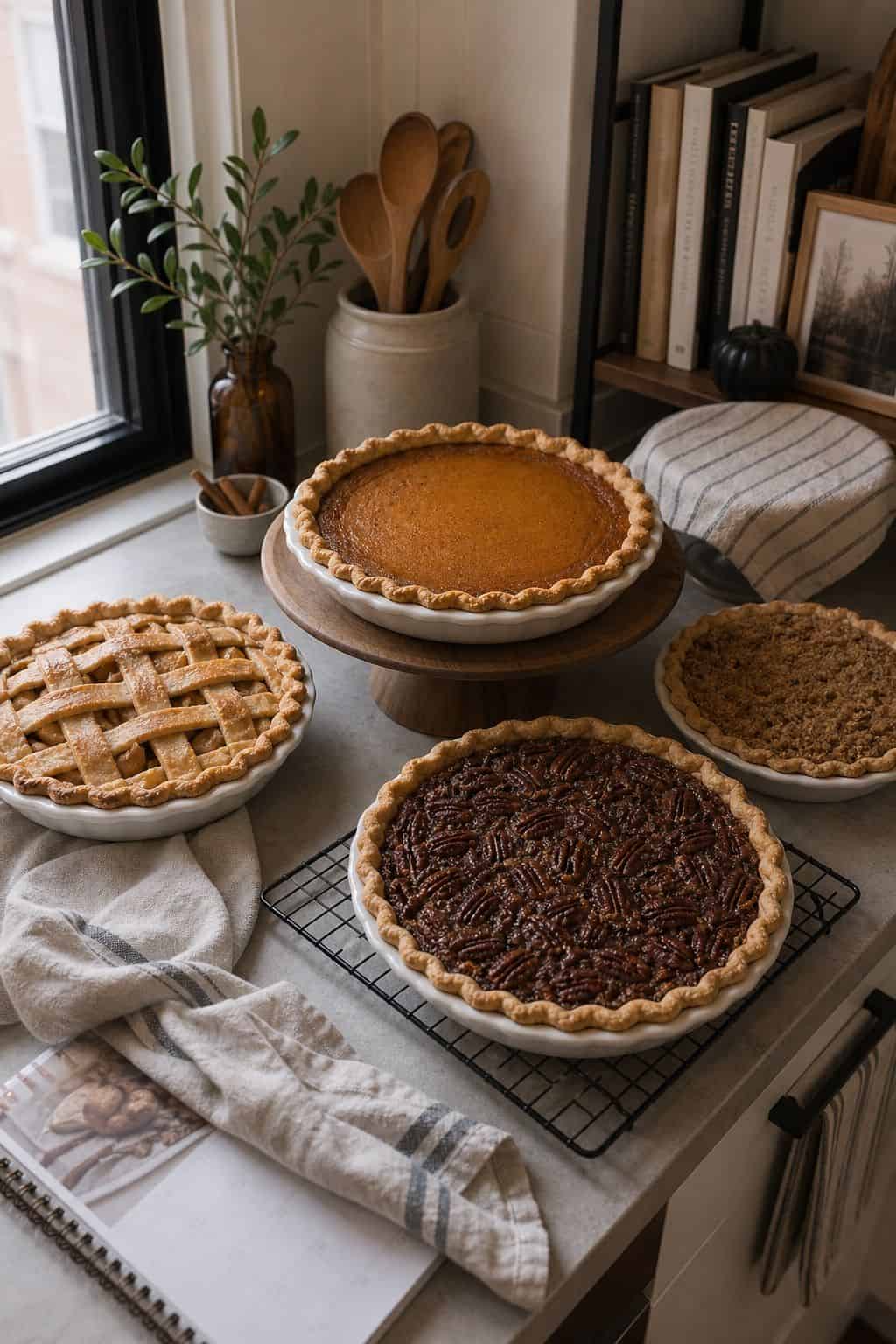 Bake Wednesday, Display Thursday small apartment idea for Top 17 Thanksgiving Pie Ideas for a Beautiful Dessert Table.