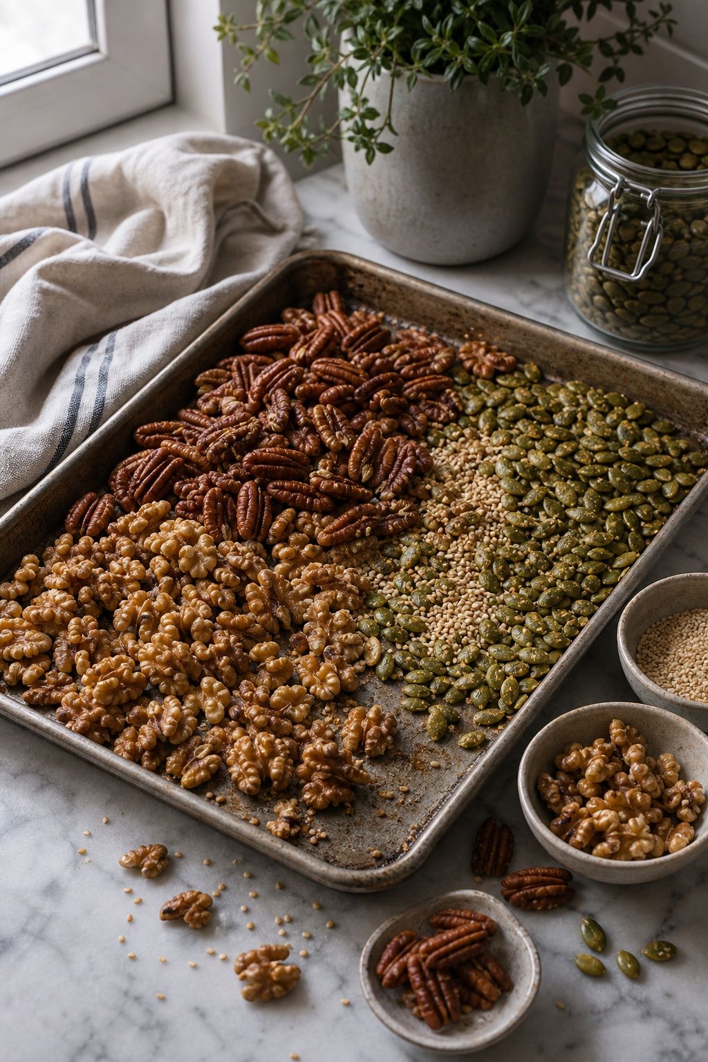 Toast Nuts and Seeds Two Days Ahead small apartment idea for Top 17 Thanksgiving Salad Ideas for a Fresh Holiday Plate.