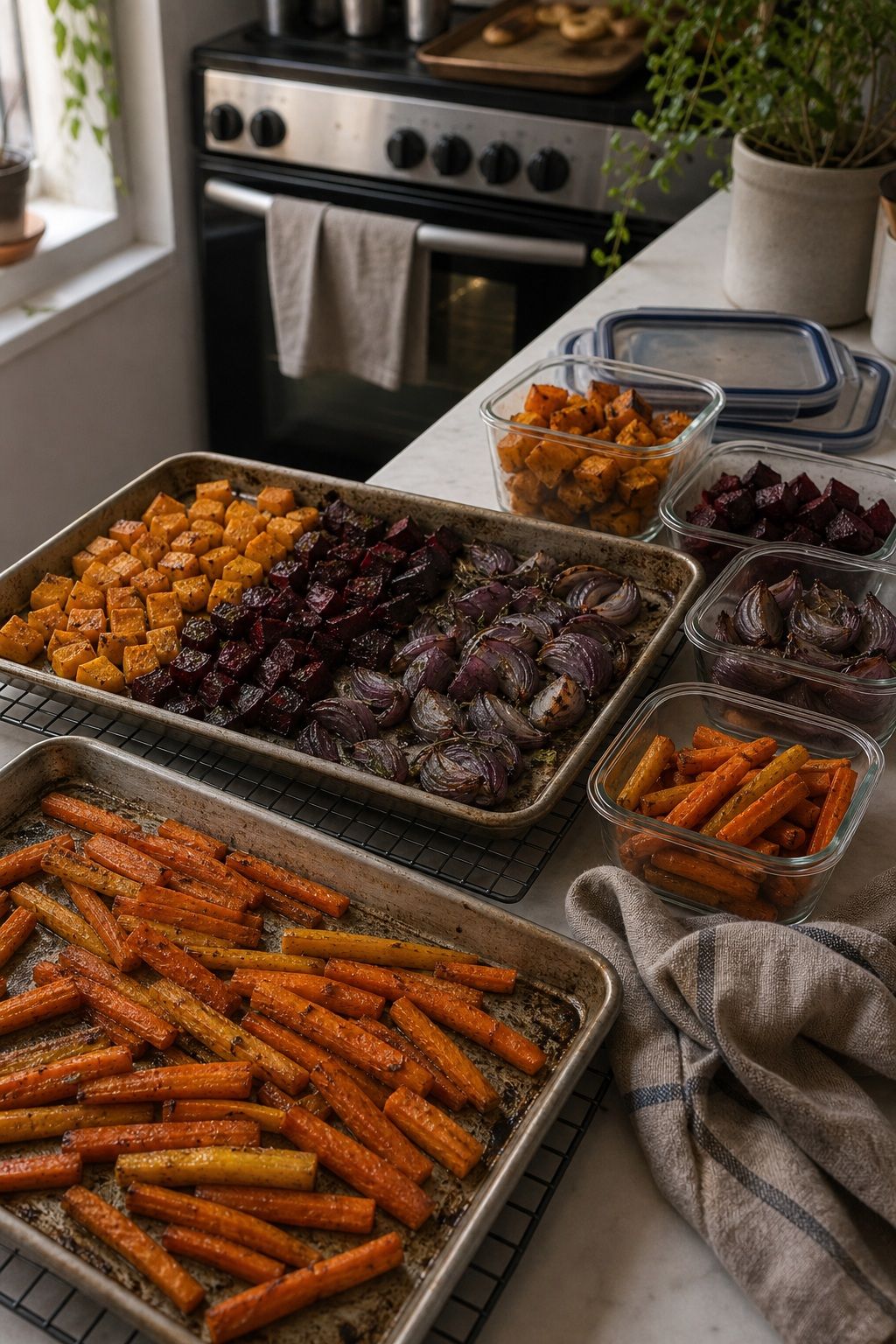 Pre-Roast Vegetables on Wednesday small apartment idea for Top 17 Thanksgiving Salad Ideas for a Fresh Holiday Plate.