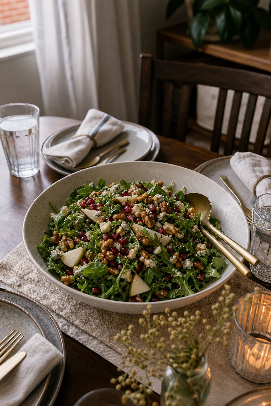 Serve Salads in Wide Shallow Bowls, Not Plates small apartment idea for Top 17 Thanksgiving Salad Ideas for a Fresh Holiday Plate.