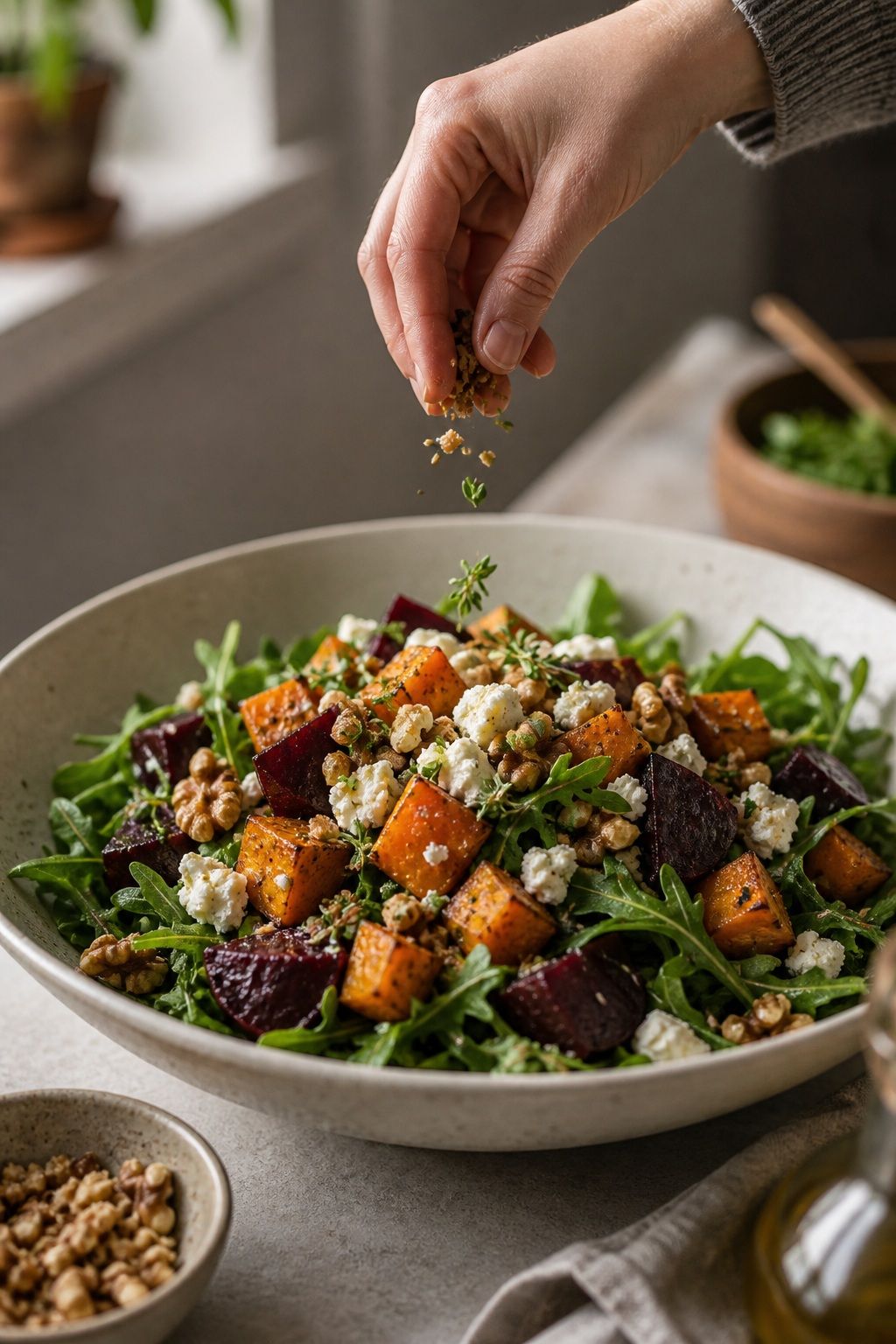 Add a Single Garnish at the End small apartment idea for Top 17 Thanksgiving Salad Ideas for a Fresh Holiday Plate.