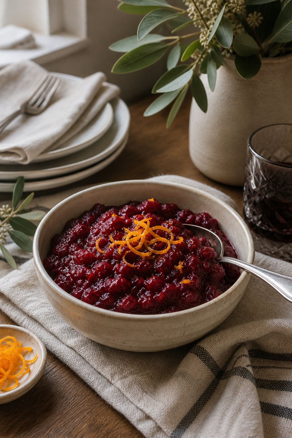 Cranberry Sauce with Orange Zest and Port small apartment idea for Top 18 Thanksgiving Side Dish Ideas to Round Out the Plate.