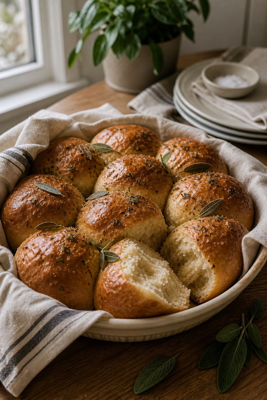 Brown Butter Sage Dinner Rolls small apartment idea for Top 18 Thanksgiving Side Dish Ideas to Round Out the Plate.
