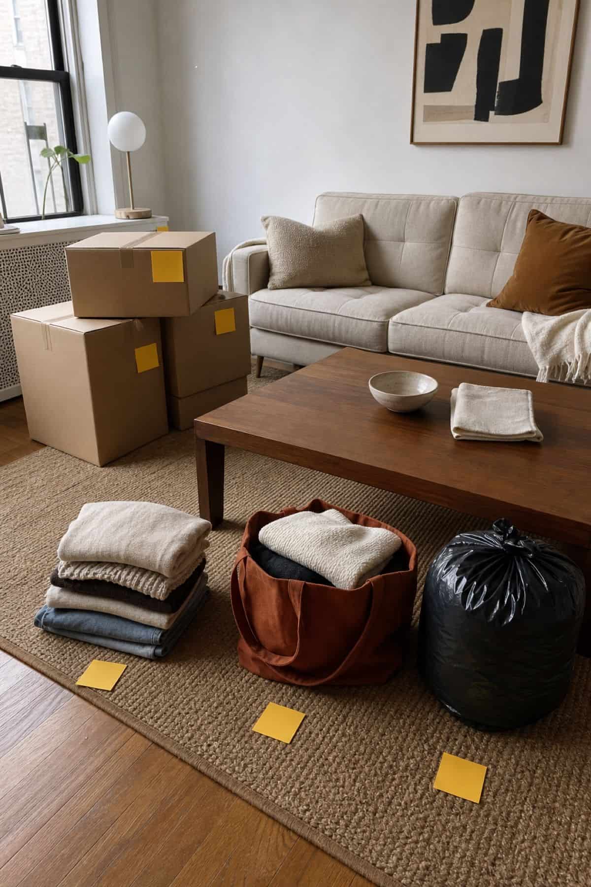 Declutter before packing for a stress-free move