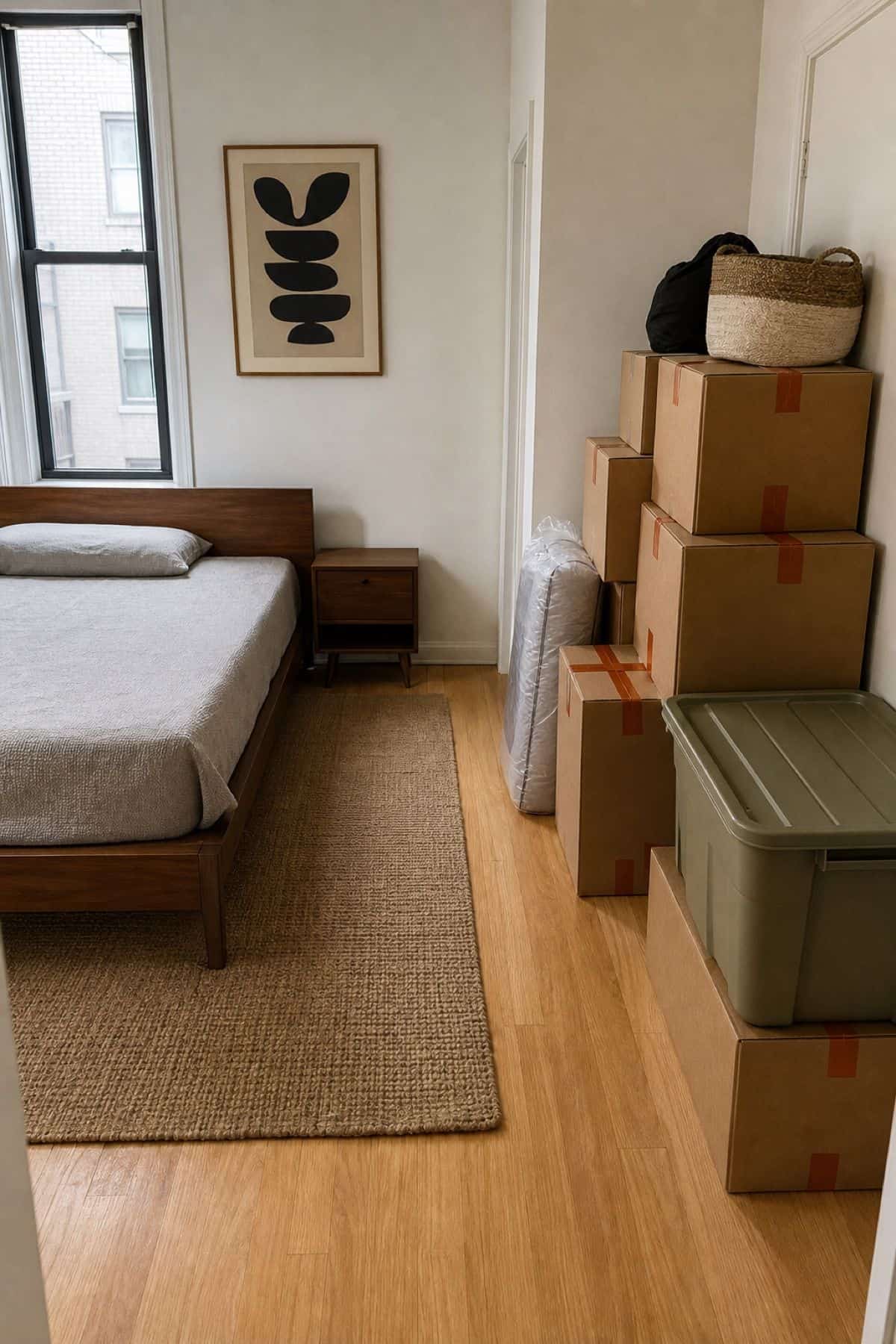 Room by room packing system for a calmer move