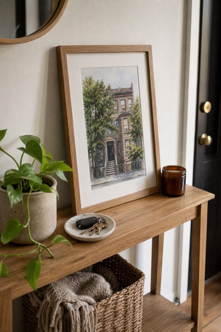 Custom-Illustrated Portrait of the New Home small apartment idea for Top 18 Unique Housewarming Gifts That Stand Out from the Usual Candle.
