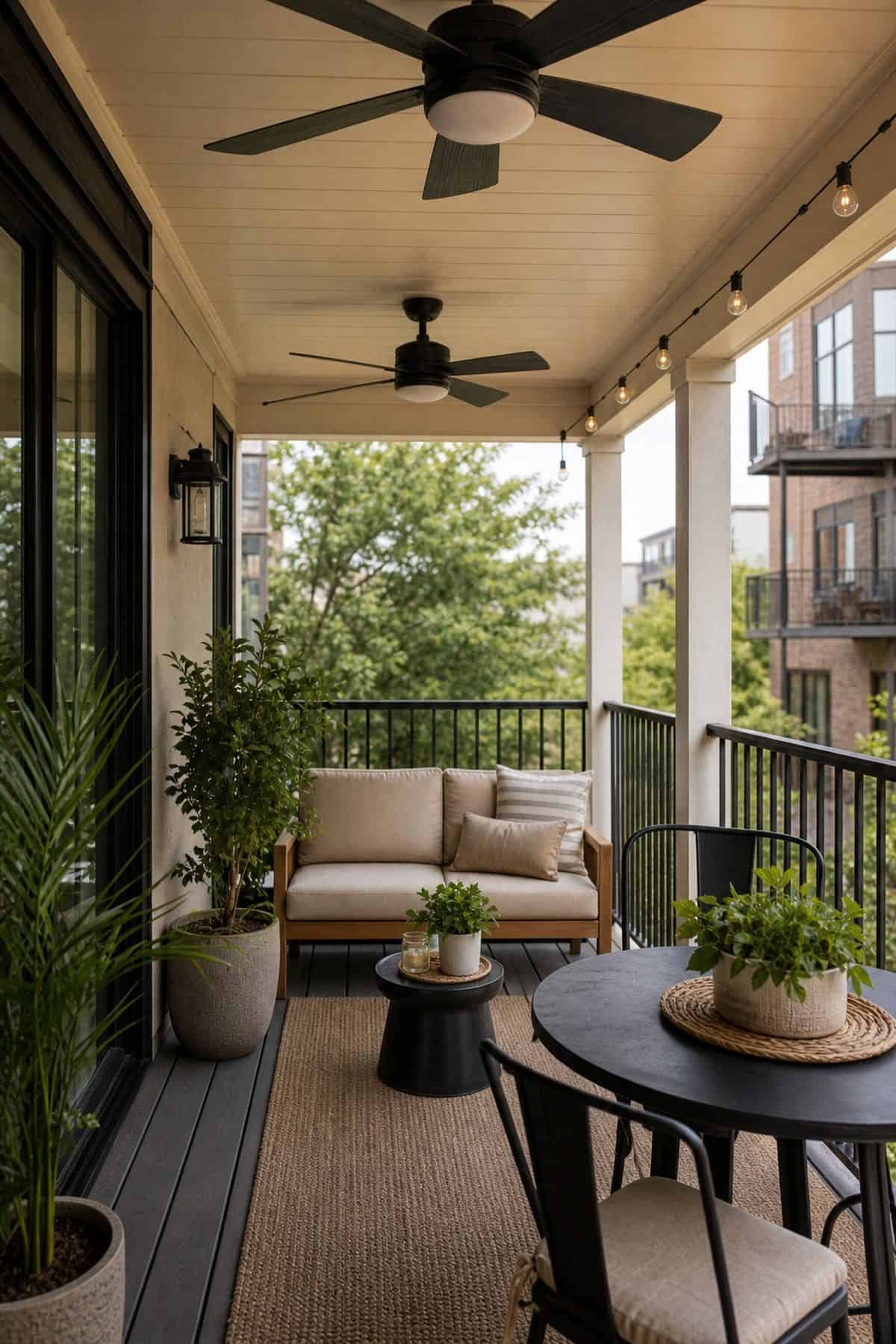 Add a covered deck with ceiling fans for comfort covered outdoor patio idea