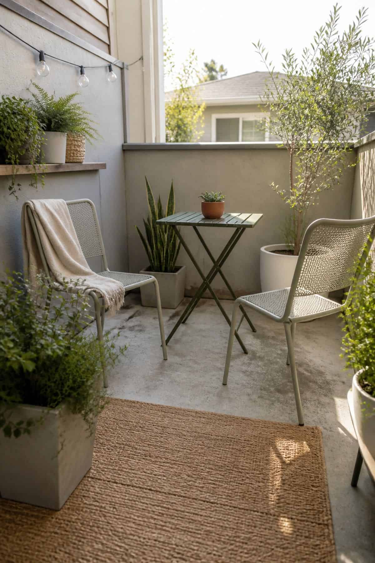 Install a retractable awning for flexible coverage covered outdoor patio idea