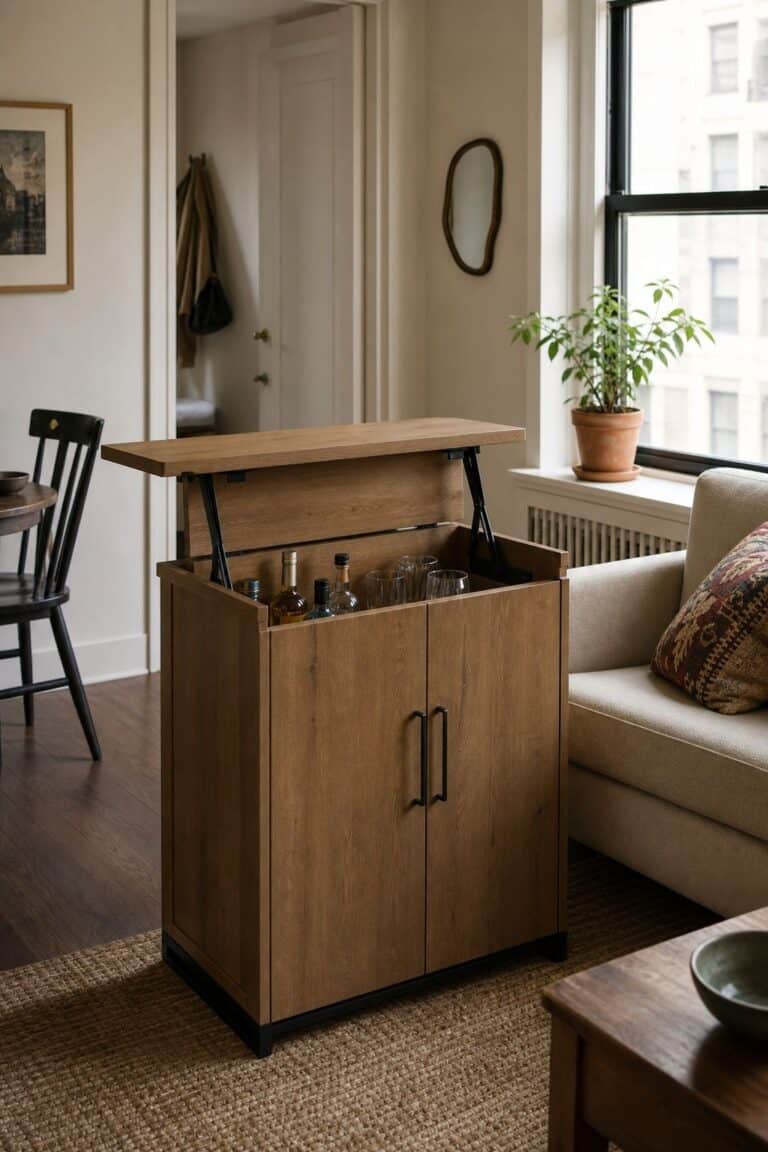 16 Hidden Bar Ideas for Home That Look Like Furniture