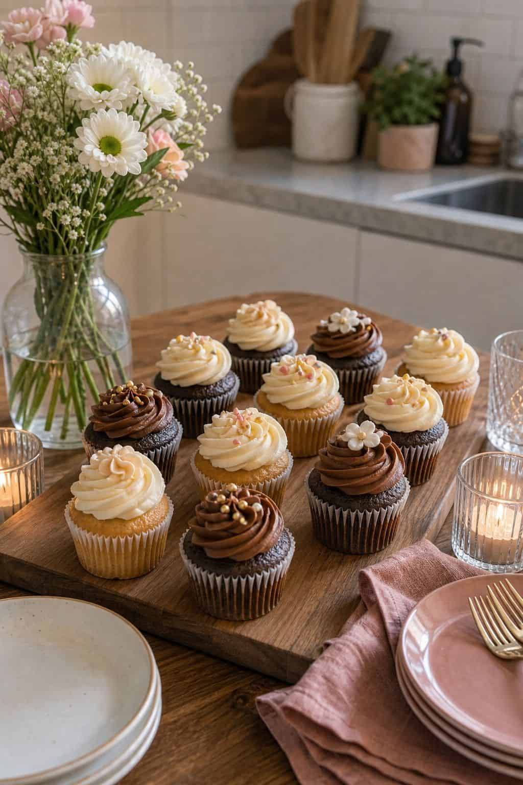 Build a Cupcake Spread housewarming cake idea