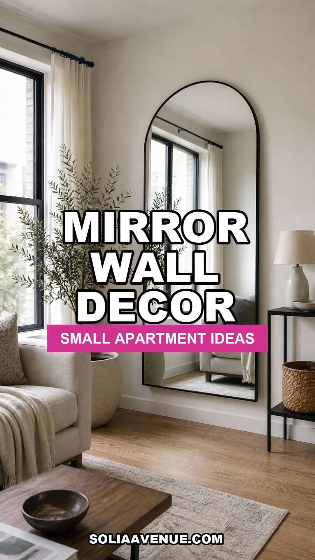 Mirror wall decor ideas for a small apartment