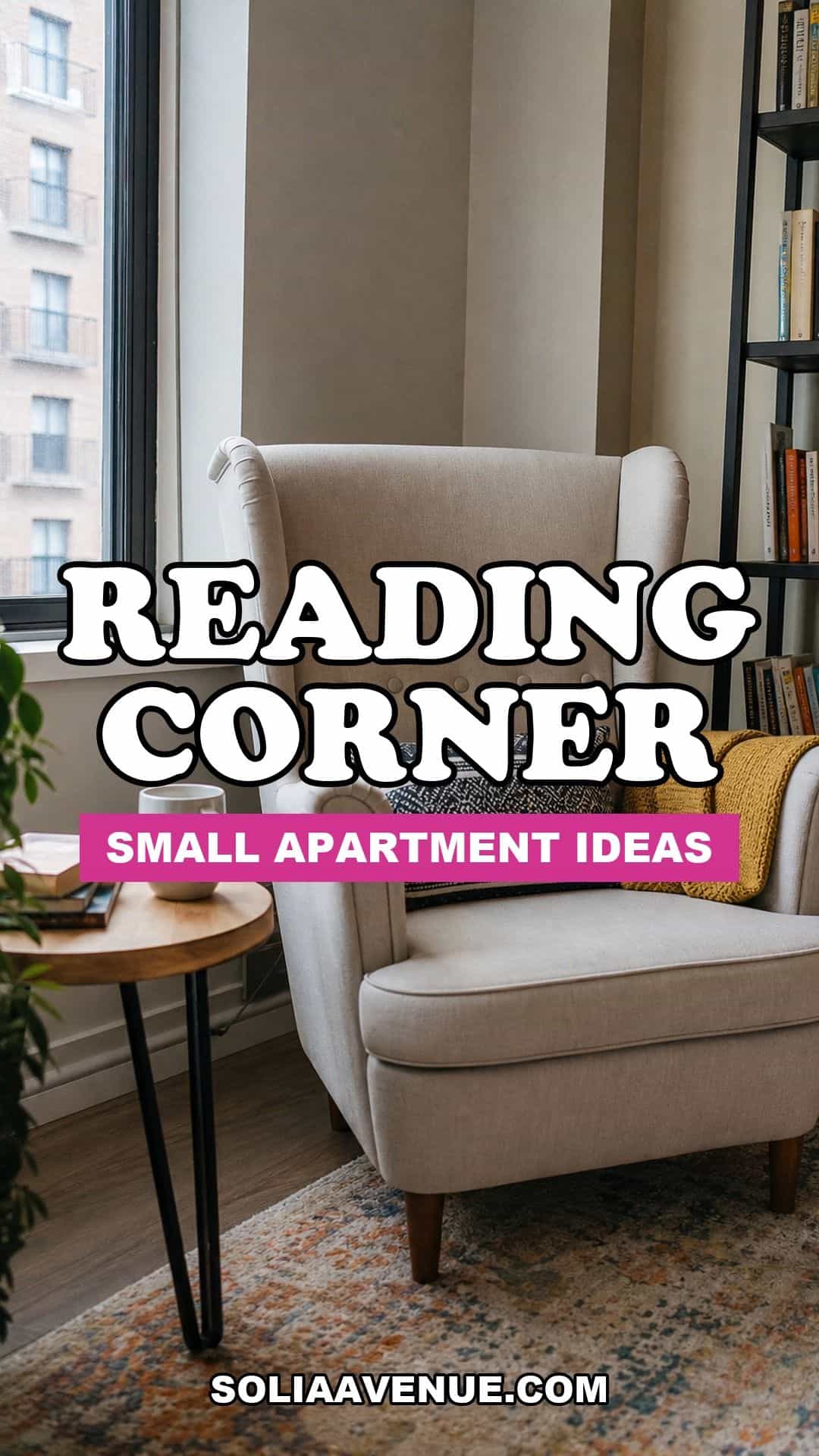 Reading corner decor ideas for a small apartment