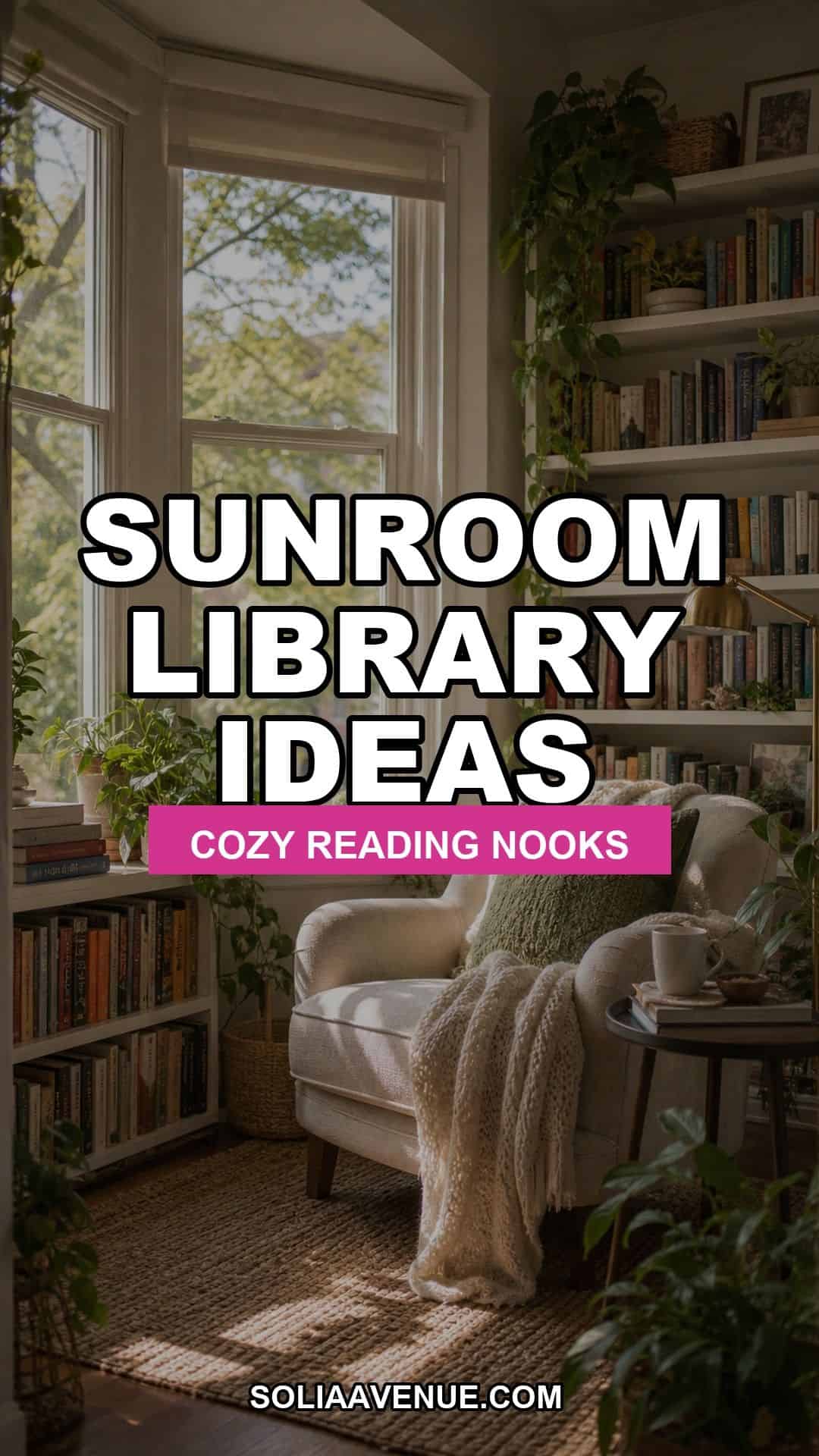 Sunroom library ideas